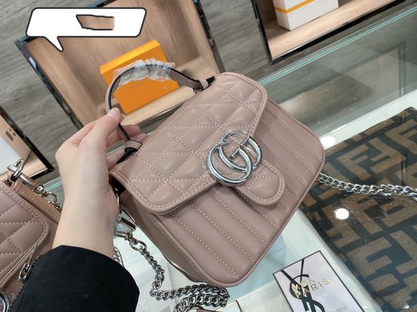 

women designer bags handbag luxury bag 2 size real leather lady fashion marmont genuine cross bodypurses backpack tote 00003