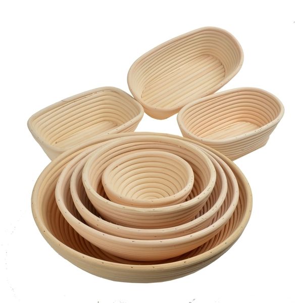 

round oval rattan proofing sourdough banneton basket rectangular ferment bread baking mold 210408