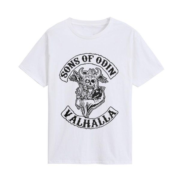 

men's t-shirts inspired fan ragnar t shirt casual mens short sleeve cotton o-neck funny tee clothes gift, White;black