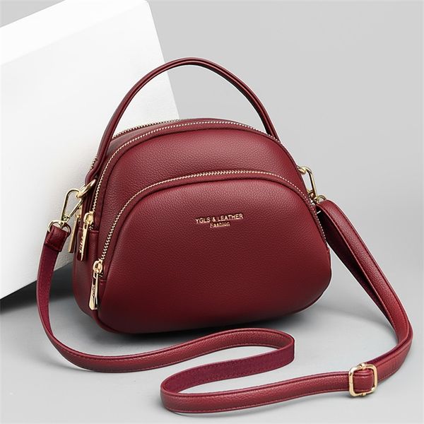 

soft leather luxury handbag bags designer shoulder messenger bag ladies handbag purse 220216