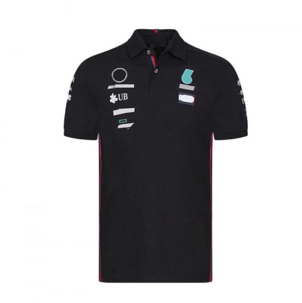 

f1 formula one racing suit polo shirt car team workwear summer short sleeve t-shirt