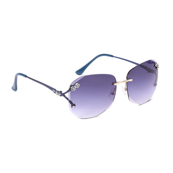

New bee fragrance 702 cut edge sunglasses women's fashion, White;black