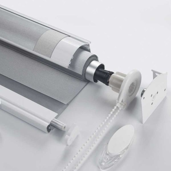 

semi automatic zebra blinds blackout for window one touch spring system full or half shades