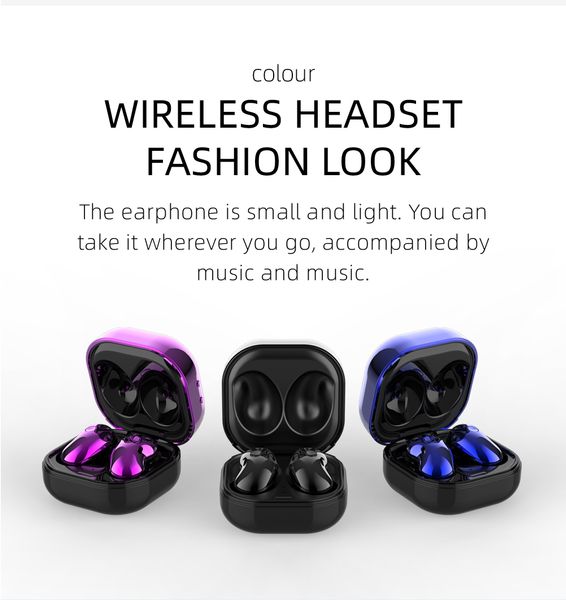 S6 artı TWS Kablosuz Kulaklıklar Rahat Mini Düğme Bluetooth Kulaklık Kulaklık HiFi Ses Binaural Çağrı Kulaklık 9D Spor Kulaklık DHL