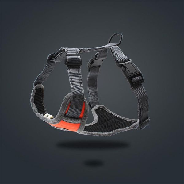 

dog collars & leashes harness explosion-proof pet adjustable reflective vest walking leash for dogs polyester mesh medium big