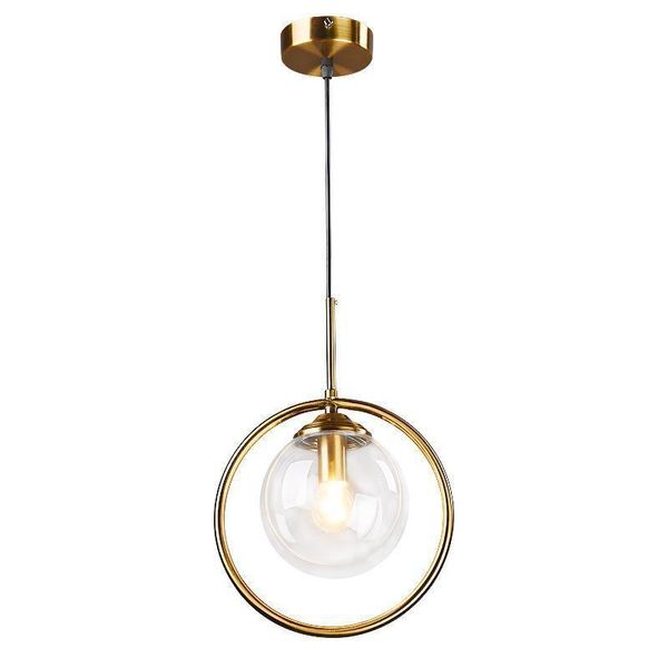 

pendant lamps nordic magic bean ring bronze lights bedroom living room hall dining modern luxury round hanging lighting