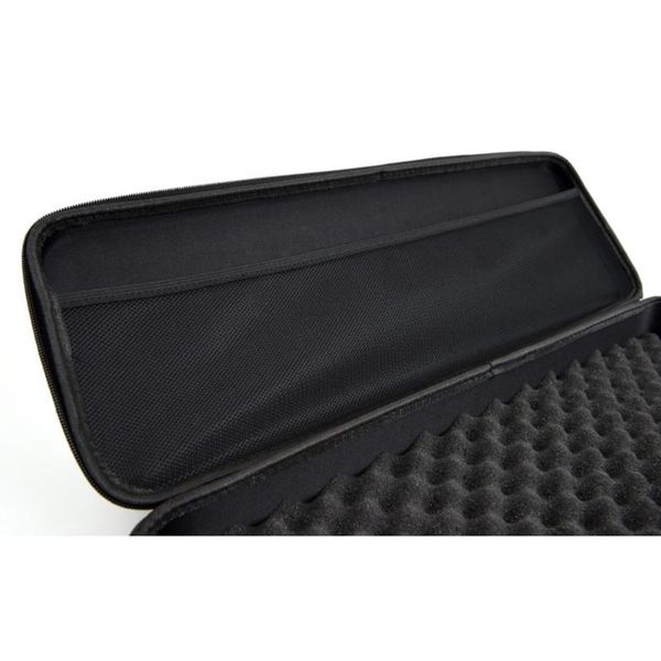 

fishing accessories tool box practical storage shockproof black portable rod holder durable package bag eva hard carrier outdoor