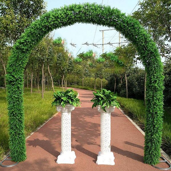 

party decoration 2.5m wide wedding props green plant arch flower door background