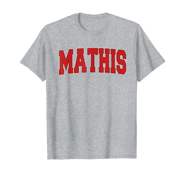 

mathis tx texas varsity style usa vintage sports t-shirt, White;black