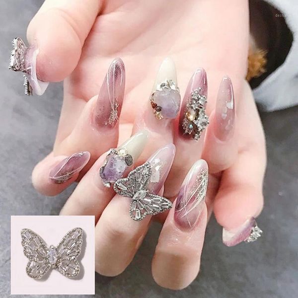 

mix nail rhinestones stones design strass art decoration bijoux ongles 3d charms manicure supplies1, Silver;gold
