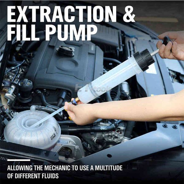 

car pump auto manual fluid extractor and filler change syringe bottle transfer automotive oil changer 200cc