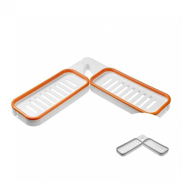 

hooks & rails wear resistant easy to install traceless tray bathroom shelf for