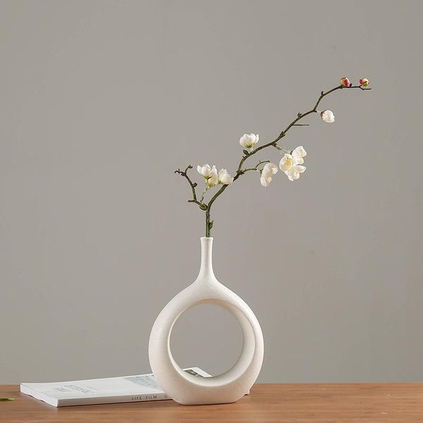 

vases ceramic home crafts white vase tv cabinet wine decoration mj707