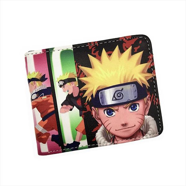 

anime naruto wallet coin purse for mens womens wallets carteira dollar price drop, Red;black