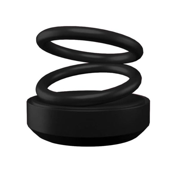 

car air freshener high-end double ring rotating suspensiondesigned purifier cars fragrance metallic character