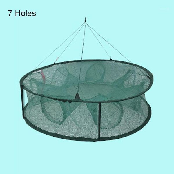 

automatic fishing net trap cage round shape opening for crabs crayfish lobster accessories1