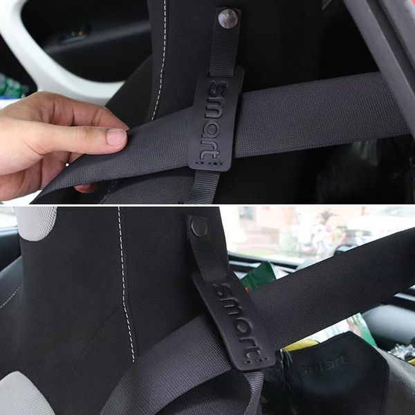 

safety belts & accessories leather car seat belt holder for smart fortwo forfour 453 2021-2021 driver protection neck auto interior