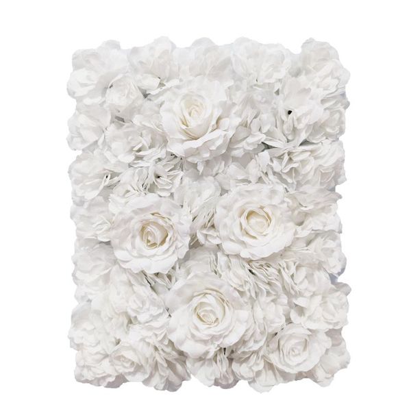 

decorative flowers & wreaths 40cmx30cm artificial flower wall decoration peony rose panel white wedding backdrop pavilion corners decor flor