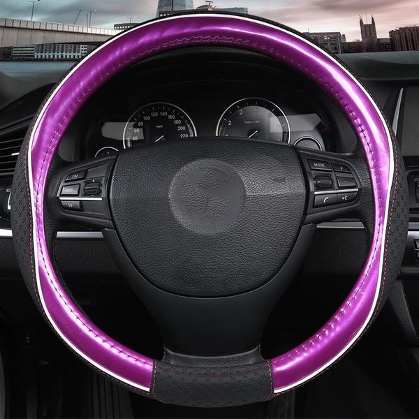 

steering wheel covers car cover korean style color leather embossing suitable accessories