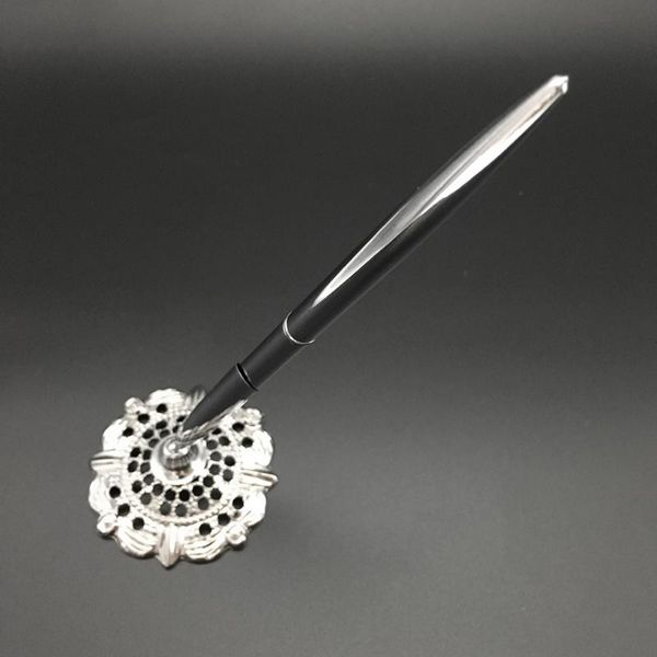 

party decoration wedding guest book signing pen supplies with hollow round holder