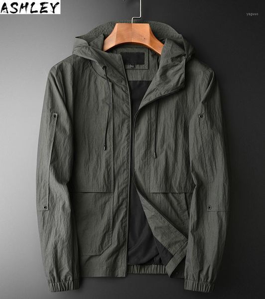 

men's cloth autumn folding hood and coat jackets, Black;brown