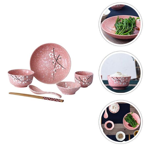 

bowls 1 set delicate ceramic cutlery home japanese-style flatware )