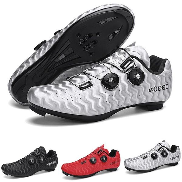 

sports winter clit route mtb dirt cleat cycling shoes men speed road bike sneakers racing women bicycle flat mountain boots spd footwear, Black