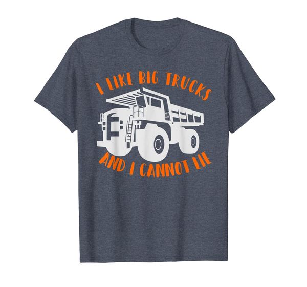 

i like big trucks and i cannot lie t-shirt, White;black