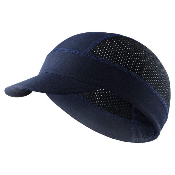 

wide brim hats cycling cap breathable under helmet bike hat sweat wicking sunproof for women and men running outdoor sports, Blue;gray