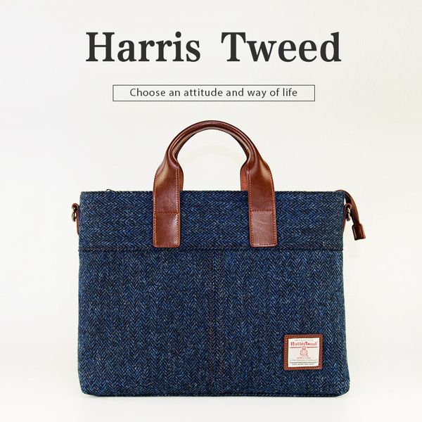 

harris tweet cowhide busins briefcase single shoulder msenger portable men's large capacity computer bag