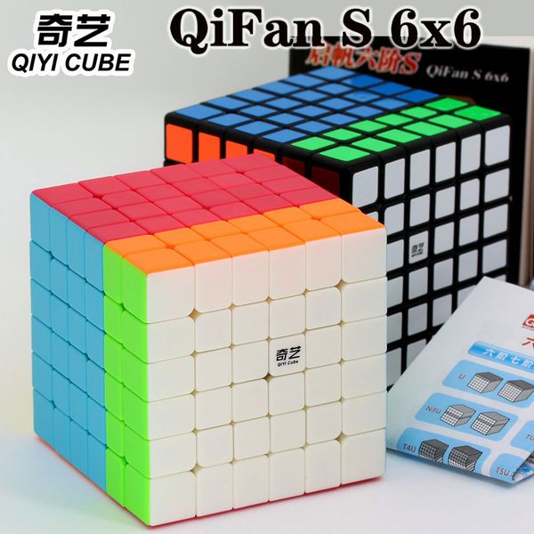 

magic cube puzzle qiyi(xmd) qifan s 6x6x6 6x6 professional speed cube educational twist toys champion competition puzzle cube