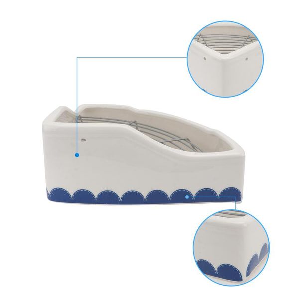 

other cat supplies 1pc small pet bed pan potty ceramic toilet cage box bathroom