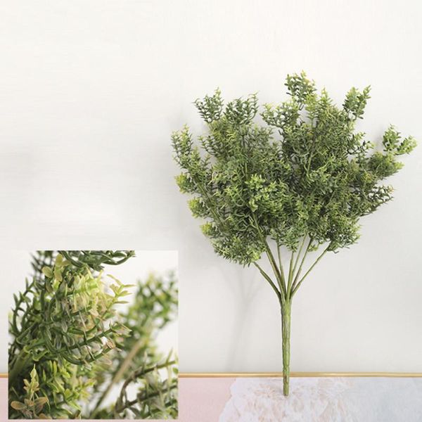 

decorative flowers & wreaths 9 heads 39cm artificial aglaia odorata flower simulation plant home wedding party decoration garden landscape d