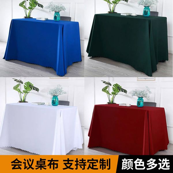 

plain tablecloth solid color plain conference el household straight