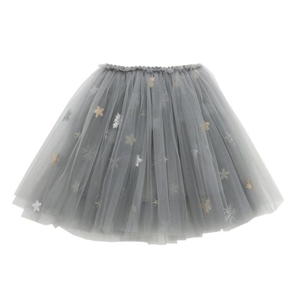 

skirts kids girl skirt snowflake stars sequins dance tutu baby toddler girls princess party ballet, Blue