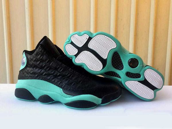 

13 13s island green basketball shoes for men court purple hyper royal he got name flint sport trainer shoes5w12