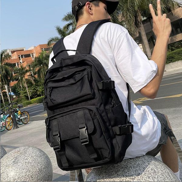 

backpack male college student high school junior bag large capacity men's computer casual