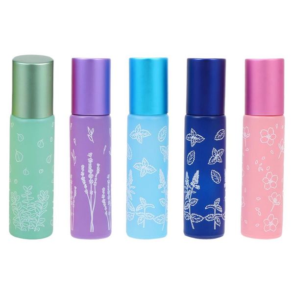

storage bottles & jars 5pcs pringting roll-on for essential oil roller