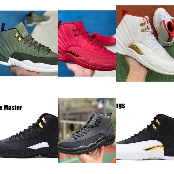 

[with box]12 jumpmanwool men basketball shoes 12s grey black man and women 12s sports sneakers women running shoes for men 48evhr