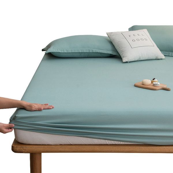 Простой стиль кровать простыня бытового матраса протектор высокого качества пылезащитный чехол нескользящая кроватей (без наволочки) постельное белье F0089 210420