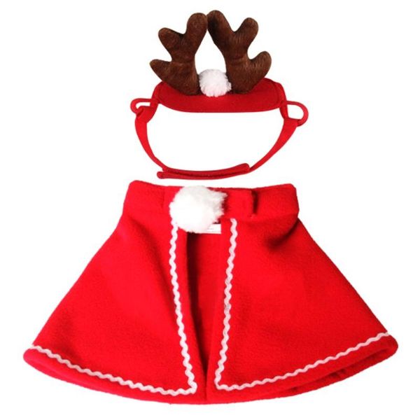 

pet clothes cloaks dogs cat antlers hats year christmas dog buckhorn costumes product puppy for small coat