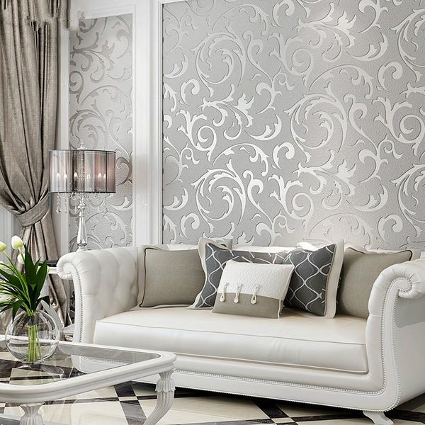 

wallpapers wellyu papel de parede 3d european deerskin velvet wallpaper roll living room tv background gold beige wall paper bedroom