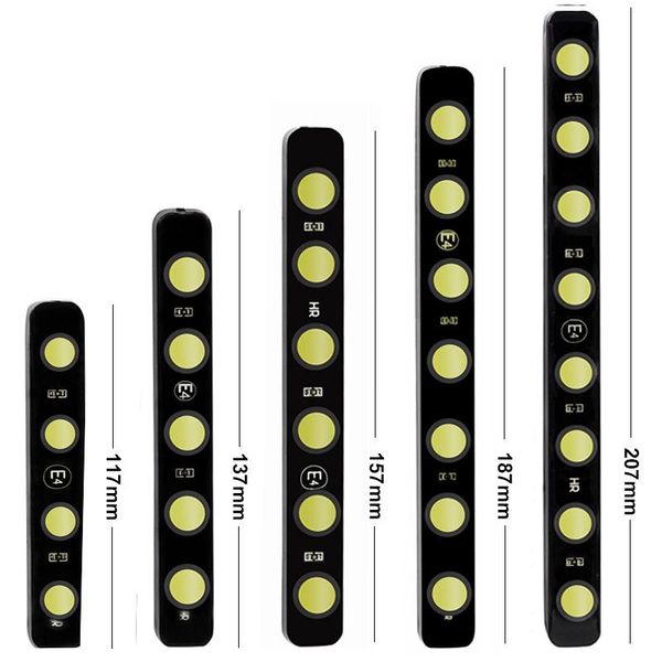 

emergency lights 2pcs/set car led drl high power 4/5/6/7/8led daytime running light fog warning decorative lamp signal waterproof