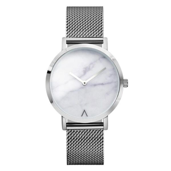 

fashion women's watch ladies quartz watches marble dial casual clock montre femme zegarek wristwatches, Slivery;brown