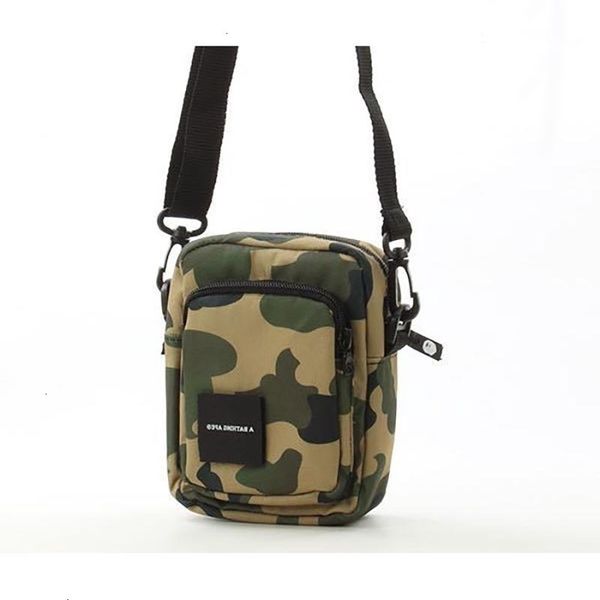 

japanese magazine appendix bag style ape man camouflage satchel digital color printing single shoulder diagonal span small square