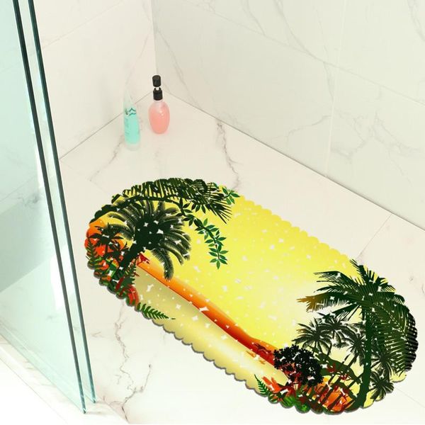 

bath mats cartoon scenic pvc non- slip waterproof home mat bathtub shower