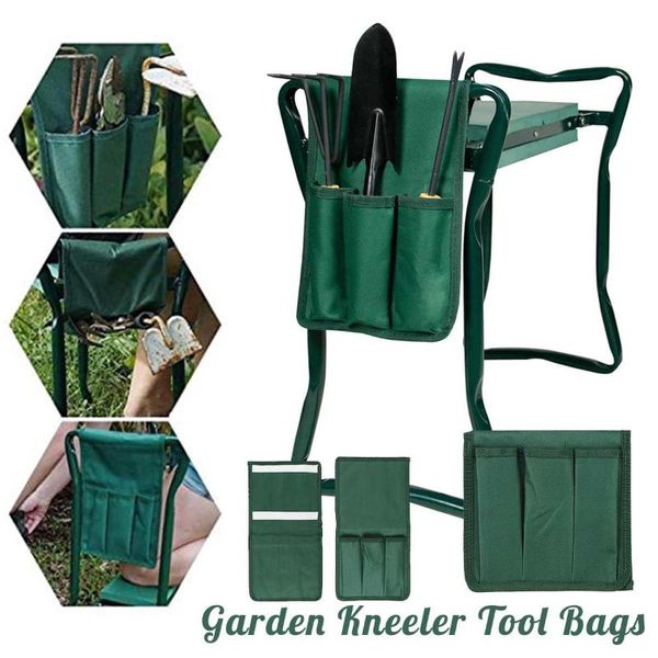 

storage bags portable tool bag garden kneeler easy install seat tools side for kneeling chair accessories