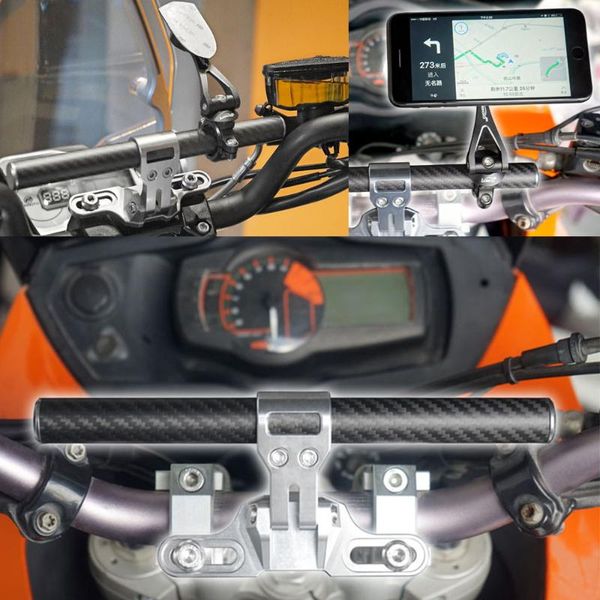 

handlebars motor bike gps mount holder for benelli bn 600 r 2013-2021 smart bar