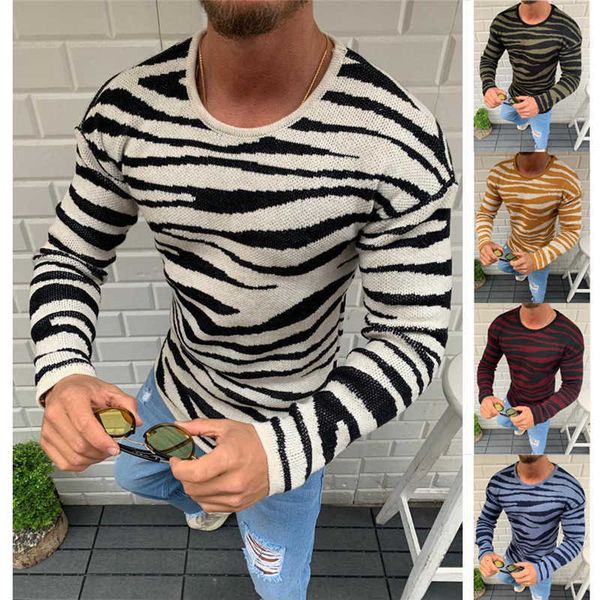 

men's sweaters designers casual striped long sleeve o neck sweater knitted sweatshirt winter autumn mens clo mtqf, White;black