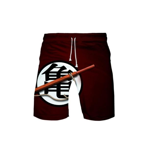 

mens 3d son goku board shorts trunks summer quick dry beach swiming kids hip hop short pants clothes men's, White;black